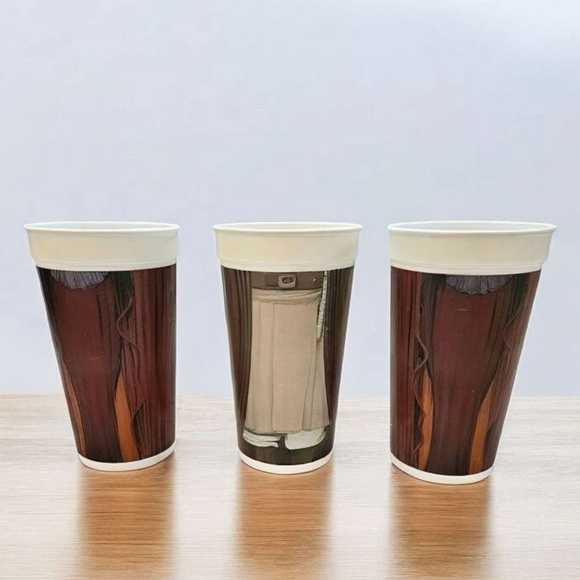 Vintage Mace Windu Two Nute Gunray Star Wars Episode 1 Pepsi Cups Collectibles - Picture 1 of 10